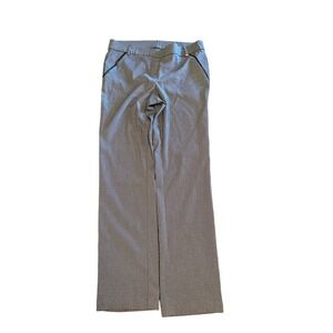 Rafaella‎ Comfort Women's 14 Geometric Faux Leather Pocket Accent Pull-On Pant